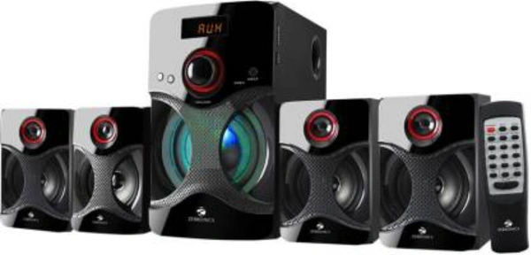 ZEBRONICS BT4440 RUCF 60 Watt Bluetooth Home Theatre  (Black, 4.1 Channel) - Black